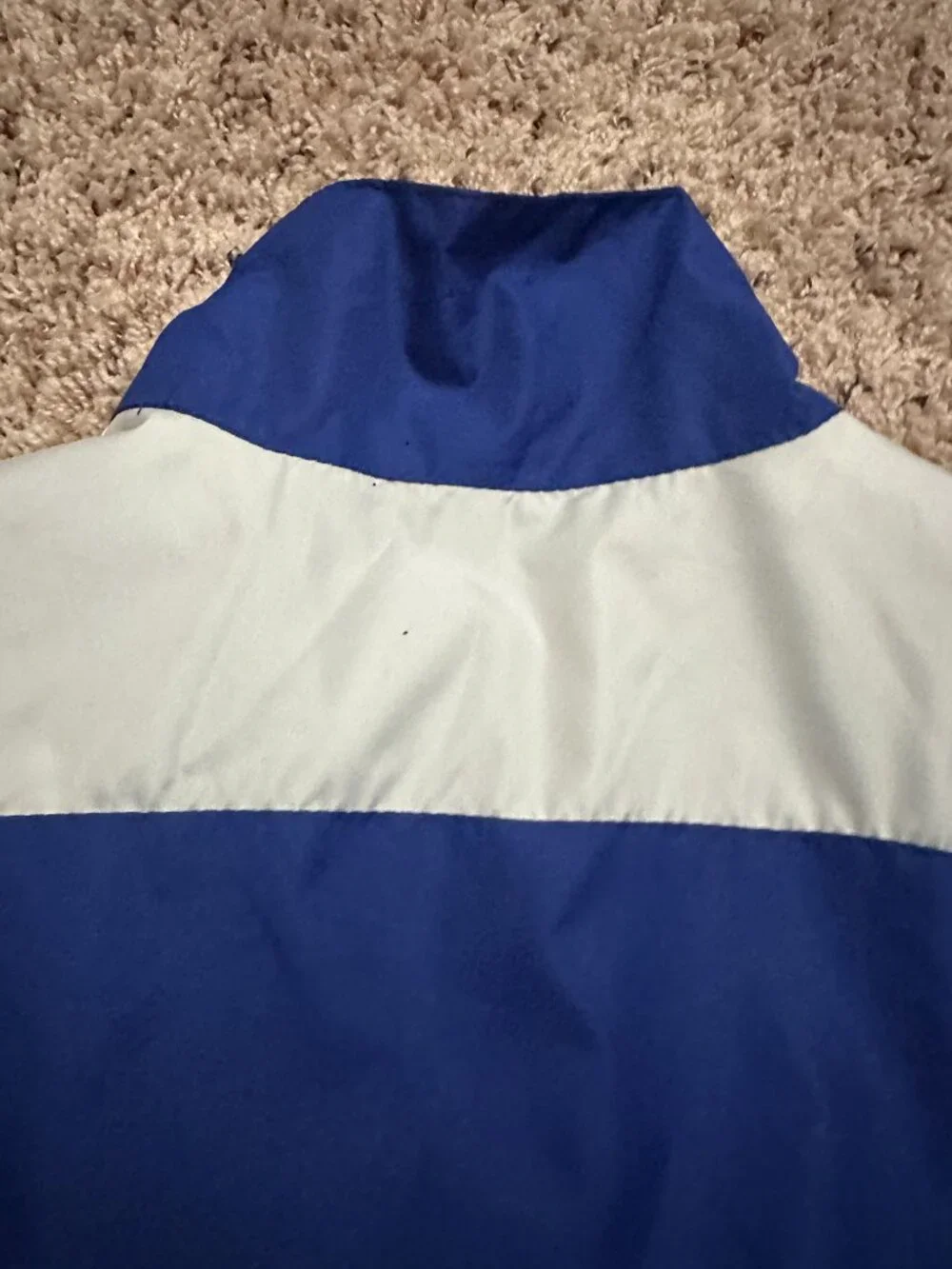 New York Giants SI Reebok Colorblock Full Zip Windbreaker Jacket Men's Size XL
